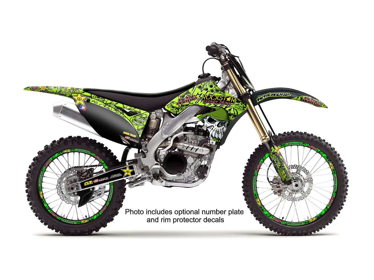 ALL YEARS KX 65 GRAPHICS KIT KAWASAKI KX65 DECO DECALS STICKERS